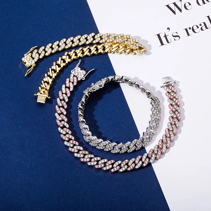 JINAO New 8mm Fashion Miami Cuban Bracelet Full Iced Out Cubic Zirconia Bracelet Hip Hop Rapper Jewelry Ladies Bracelet Gift
JINAO New 8mm Fashion Miami Cuban Bracelet Full Iced Out Cubic Zirconia Bracelet Hip Hop Rapper Jewelry Ladies Bracelet Gift