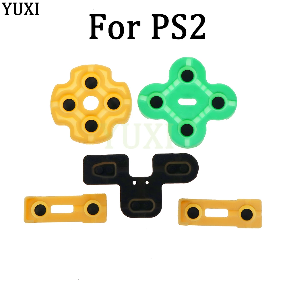 YUXI 3 Sets Conductive Rubber Pads Silicone Buttons Contact Replacement For PS2 controller
YUXI 3 Sets Conductive Rubber Pads Silicone Buttons Contact Replacement For PS2 controller
