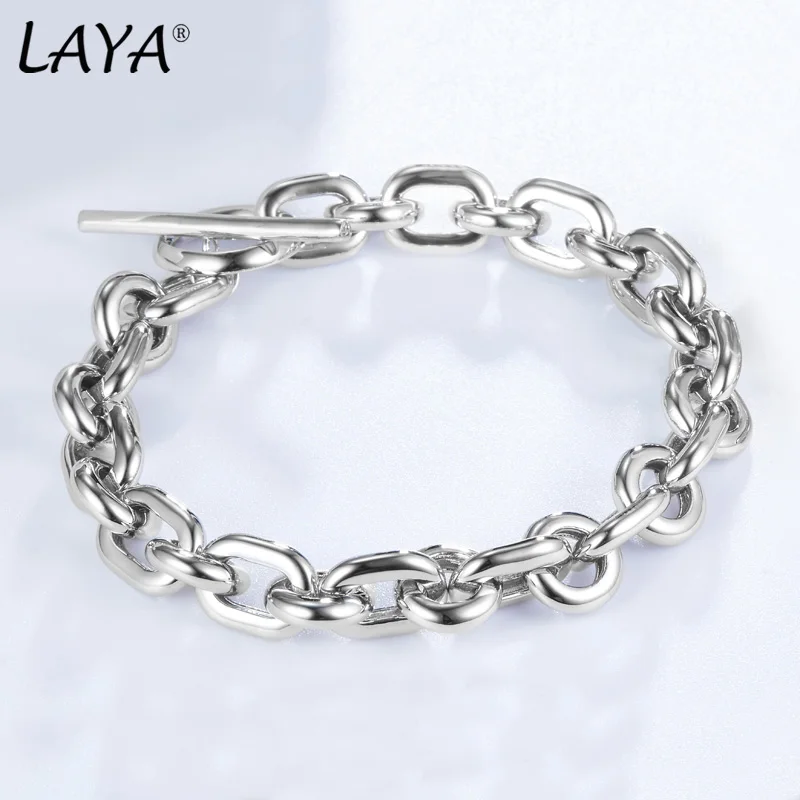 LAYA Стерлингового Серебра 925 Пробы Кубинский Браслет-Цепочка Для Женщин Мужчин Уникальный Дизайн Оригинальный Современный Шарм Изысканные Ювелирные Изделия 2022 Тренд
LAYA Стерлингового Серебра 925 Пробы Кубинский Браслет-Цепочка Для Женщин Мужчин Уникальный Дизайн Оригинальный Современный Шарм Изысканные Ювелирные Изделия 2022 Тренд