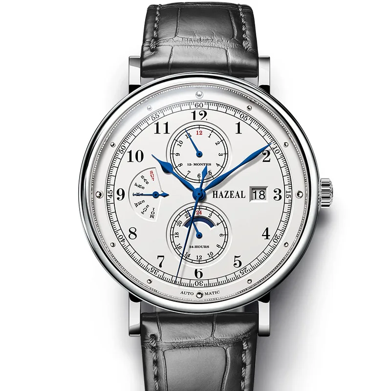 wrist watch for men,mens luxury watches HAZEAL man automatic mechanical wristwatch waterproof dress relogio Switzerland fashion
wrist watch for men,mens luxury watches HAZEAL man automatic mechanical wristwatch waterproof dress relogio Switzerland fashion