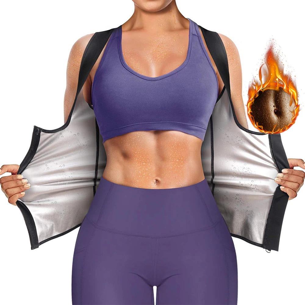 Sweat Vest for Women Workout Training Heat Trapping Zipper Sauna Vest Slimming Tank Top Fat Burn Body Shaper Corset for Women
Sweat Vest for Women Workout Training Heat Trapping Zipper Sauna Vest Slimming Tank Top Fat Burn Body Shaper Corset for Women