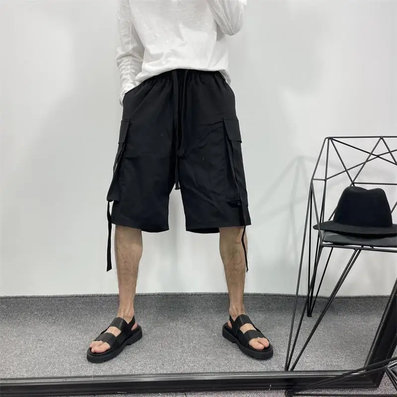 Men's Shorts Summer Fashion Sports Shorts Black Multi-Pocket Design Loose Cargo Shorts Youth Trend Shorts
Men's Shorts Summer Fashion Sports Shorts Black Multi-Pocket Design Loose Cargo Shorts Youth Trend Shorts