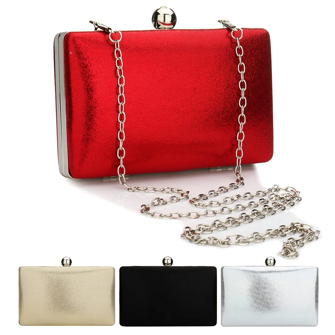 Solid Elegant Leather Evening Bags Wedding Banquet Box Bag With Chain Fashion Party Shoulder Bags Ladies Red Rectangle Pouch
Solid Elegant Leather Evening Bags Wedding Banquet Box Bag With Chain Fashion Party Shoulder Bags Ladies Red Rectangle Pouch