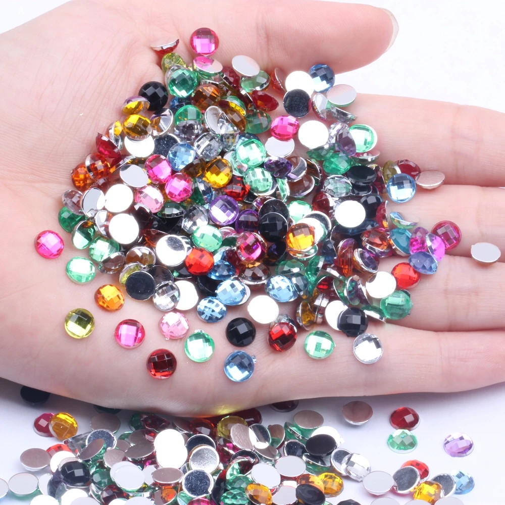 6mm 5000pcs Acrylic Rhinestones Round Earth Facets Many Colors Flatback Glue On Beads DIY Phone Cases Nails Art Supplies
6mm 5000pcs Acrylic Rhinestones Round Earth Facets Many Colors Flatback Glue On Beads DIY Phone Cases Nails Art Supplies
