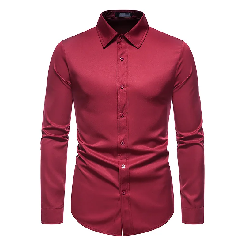 Mens Luxury Formal Work Casual Plain Solid Colors Stand Collar Suit Slim Fit Bottom Down Dress Shirt Tops
Mens Luxury Formal Work Casual Plain Solid Colors Stand Collar Suit Slim Fit Bottom Down Dress Shirt Tops