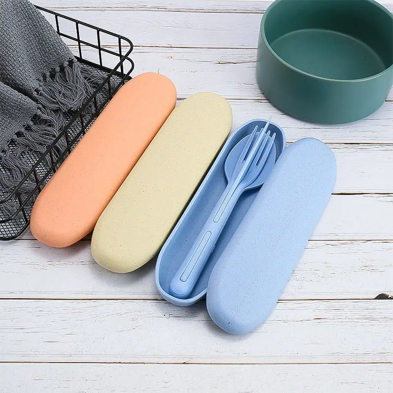 Wheat Straw Cutlery Set Fork Spoon Knife Set Utensil Travel Eco-Friendly Portable Tableware Dinnerware Sets Dropshiping
Wheat Straw Cutlery Set Fork Spoon Knife Set Utensil Travel Eco-Friendly Portable Tableware Dinnerware Sets Dropshiping