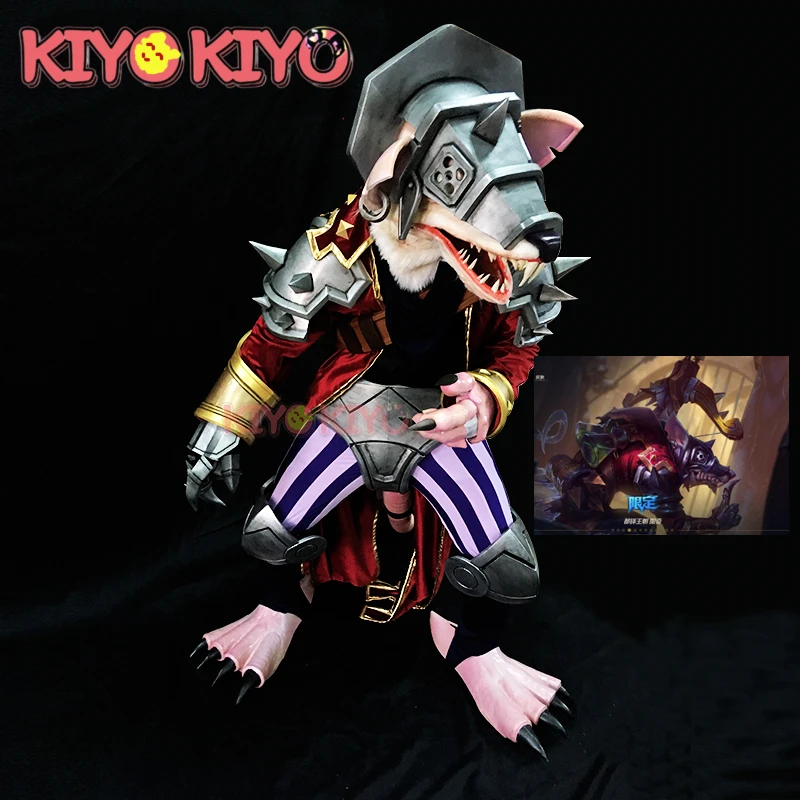 KIYO-KIYO LOL Cosplay The Tudors Twitch the Plague Rat Cosplay Costume Props Full set Customized
KIYO-KIYO LOL Cosplay The Tudors Twitch the Plague Rat Cosplay Costume Props Full set Customized