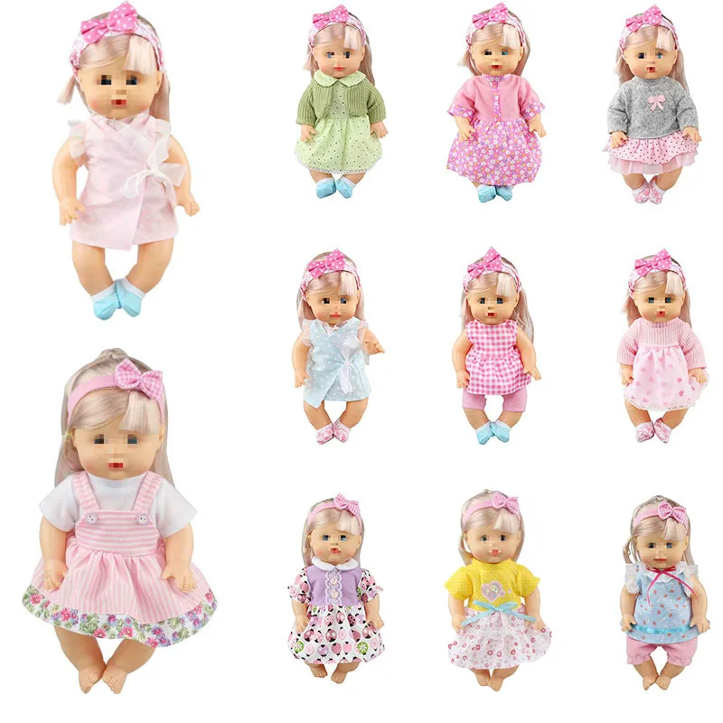 New Doll Clothes 11pcs Girls Dress 10-11 Inch 28 CM Reborn Baby New Born Doll Clothing Dolls Accessories Kids Toys Birthday Gift
New Doll Clothes 11pcs Girls Dress 10-11 Inch 28 CM Reborn Baby New Born Doll Clothing Dolls Accessories Kids Toys Birthday Gift