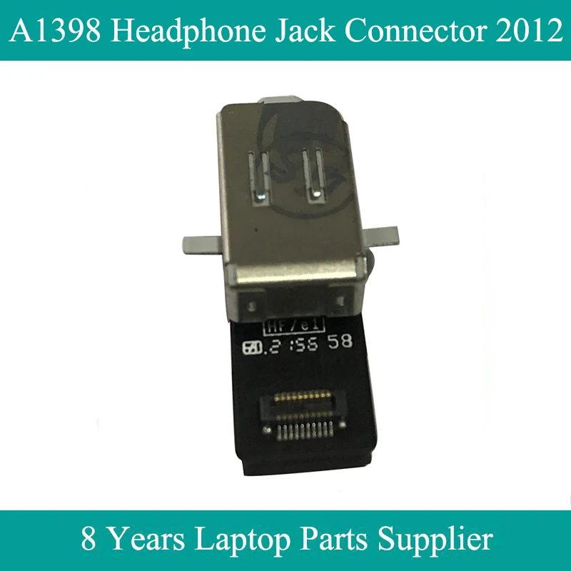 Original Used For Macbook Pro 15.4" 15" A1398 Headphone Jack Audio Port Connector Cable 2012 Year
Original Used For Macbook Pro 15.4" 15" A1398 Headphone Jack Audio Port Connector Cable 2012 Year