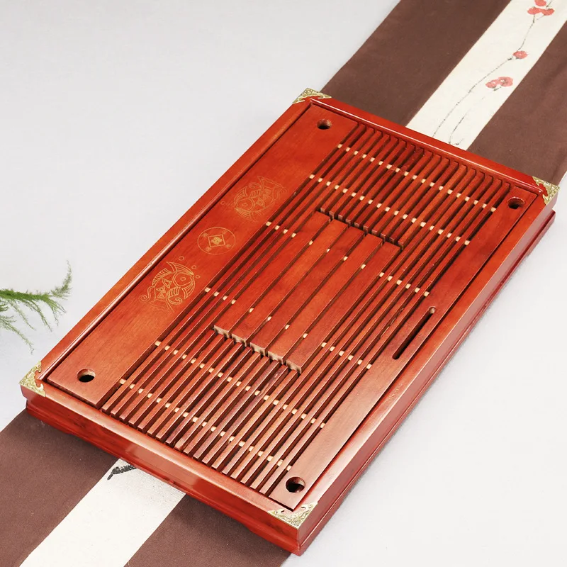 Drawer-type drainage tea red wooden tray, tea set, saucer, home office tea, place ceramic Kung Fu tea for easy storage
Drawer-type drainage tea red wooden tray, tea set, saucer, home office tea, place ceramic Kung Fu tea for easy storage