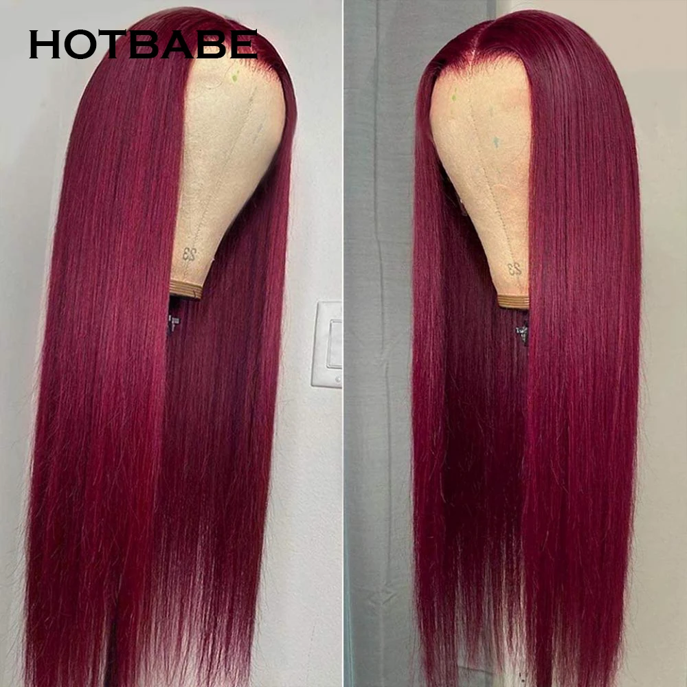 99J Burgundy 30 Inch Lace Front Wigs For Women Brazilian 13x4 Transparent Lace Bone Straight Human Hair Wig Lace Frontal Wig
99J Burgundy 30 Inch Lace Front Wigs For Women Brazilian 13x4 Transparent Lace Bone Straight Human Hair Wig Lace Frontal Wig