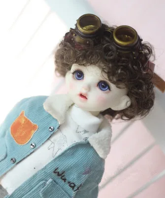 BJD doll imitation hair fits the 1/6 1/8 size stylish versatile chicken nest head small curly hair afro imitation mohair wig
BJD doll imitation hair fits the 1/6 1/8 size stylish versatile chicken nest head small curly hair afro imitation mohair wig