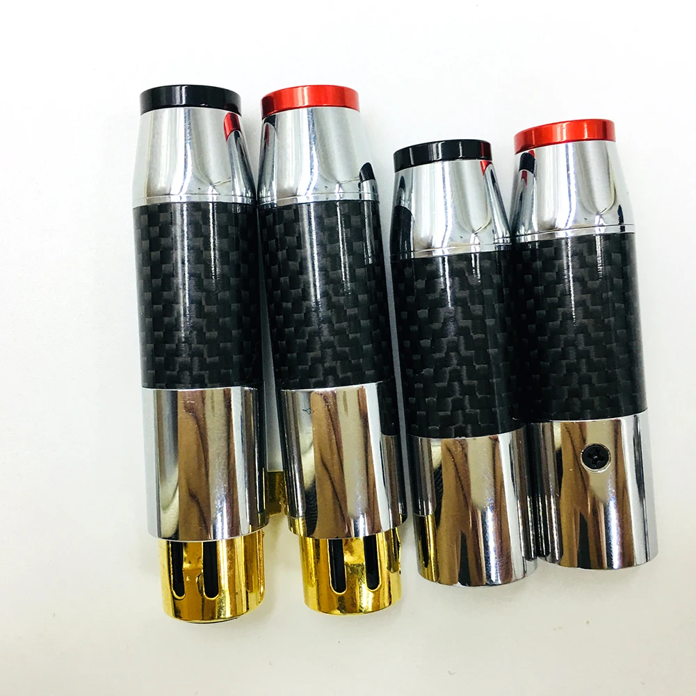 Colleimage 4pc Hifi Hi-end Carbon Fiber Gold-plated XLR Cable Male and Female Connectors 3PIN XLR Microphone Plug
Colleimage 4pc Hifi Hi-end Carbon Fiber Gold-plated XLR Cable Male and Female Connectors 3PIN XLR Microphone Plug
