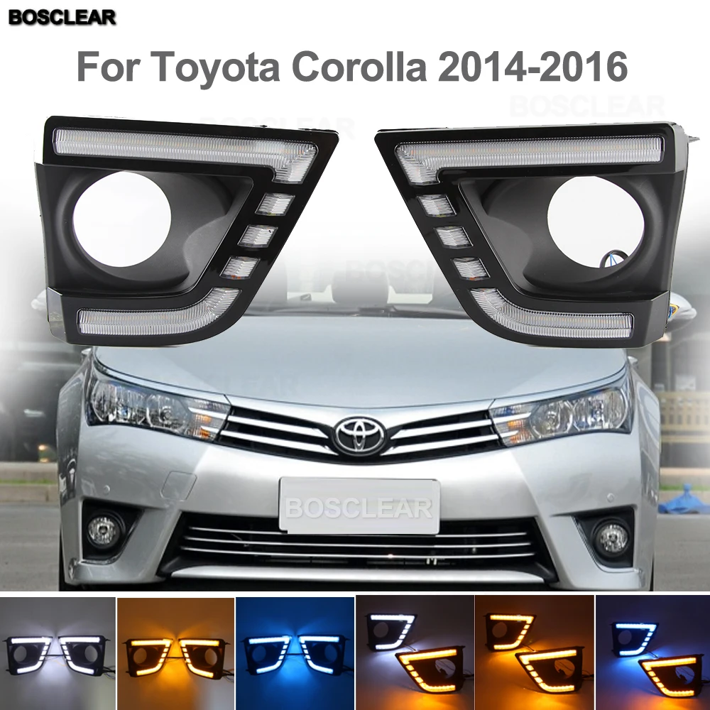 2 шт., Автомобильные светодиодные дневные ходовые огни для Toyota Corolla 2014 2015 2016
2 шт., Автомобильные светодиодные дневные ходовые огни для Toyota Corolla 2014 2015 2016