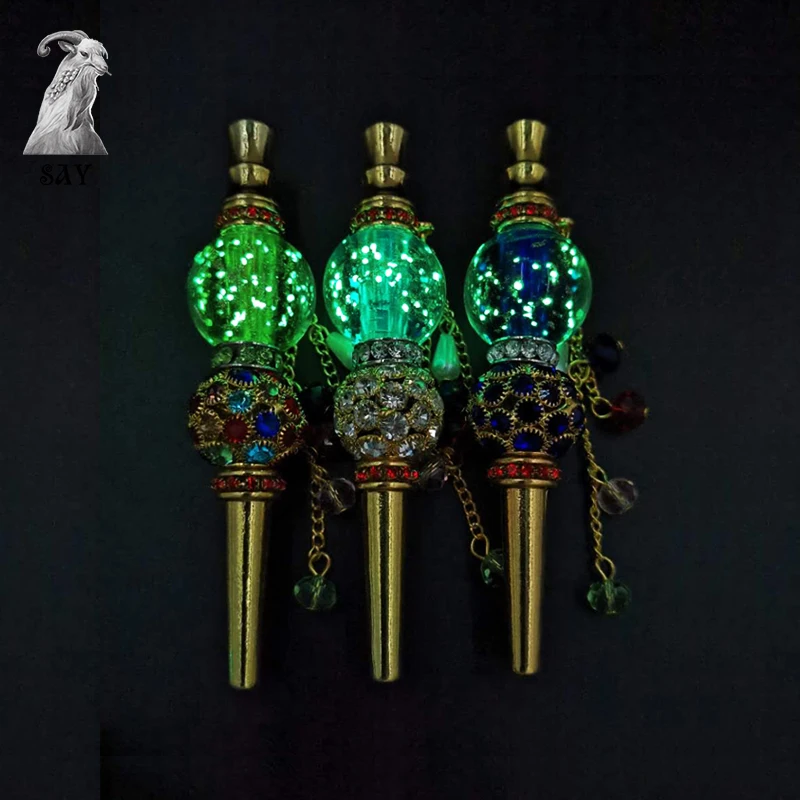 1PC Beautiful Fashion Handmade Inlaid Jewelry luminous Metal Shisha Mouth Narguile Filter Tip Hookah Mouthpiece
1PC Beautiful Fashion Handmade Inlaid Jewelry luminous Metal Shisha Mouth Narguile Filter Tip Hookah Mouthpiece