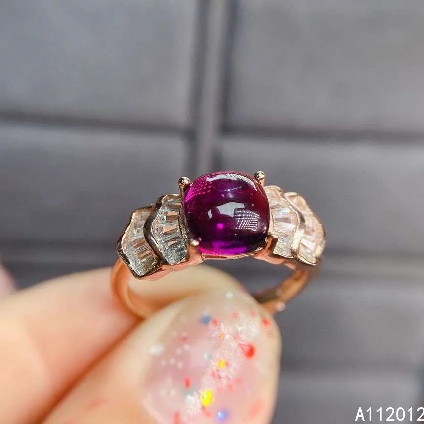 KJJEAXCMY fine jewelry S925 sterling silver inlaid natural Garnet new girl popular ring support test Chinese style hot selling
KJJEAXCMY fine jewelry S925 sterling silver inlaid natural Garnet new girl popular ring support test Chinese style hot selling