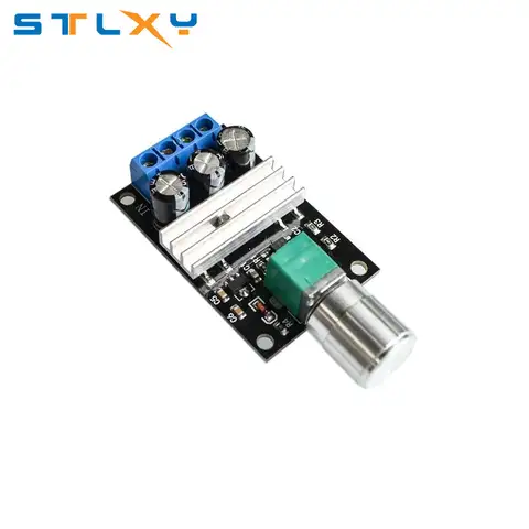 DC 6V 12V 24V 28VDC 3A 80W PWM Motor Speed Controller Regulator Adjustable Variable Speed Control With Potentiometer Switch