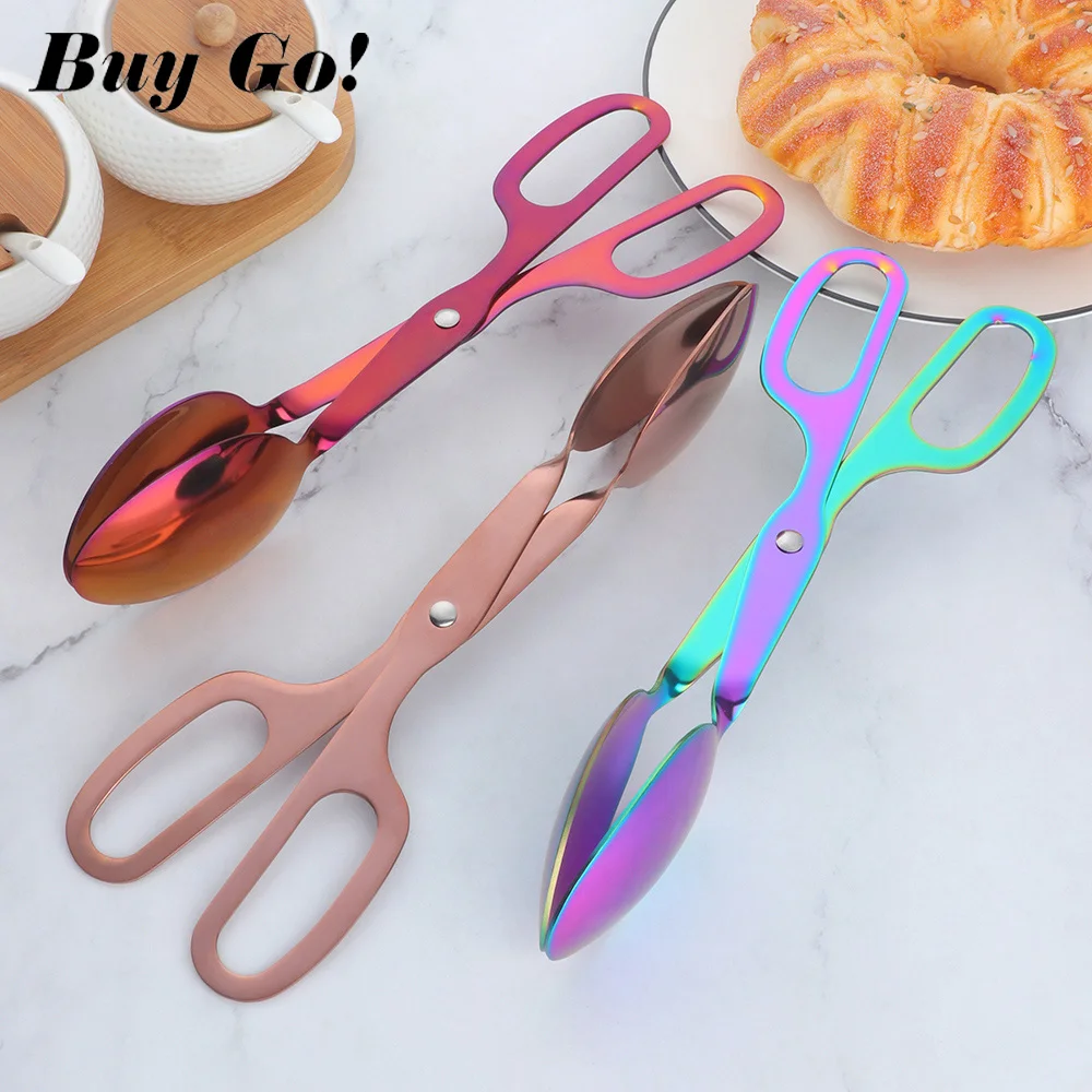 1/2PCS Food ServingTongs Stainless Steel Kitchen Scissor Buffet Utensils Meat Salad Bread Clamp Gold BBQ Dessert Clip Cooking
1/2PCS Food ServingTongs Stainless Steel Kitchen Scissor Buffet Utensils Meat Salad Bread Clamp Gold BBQ Dessert Clip Cooking