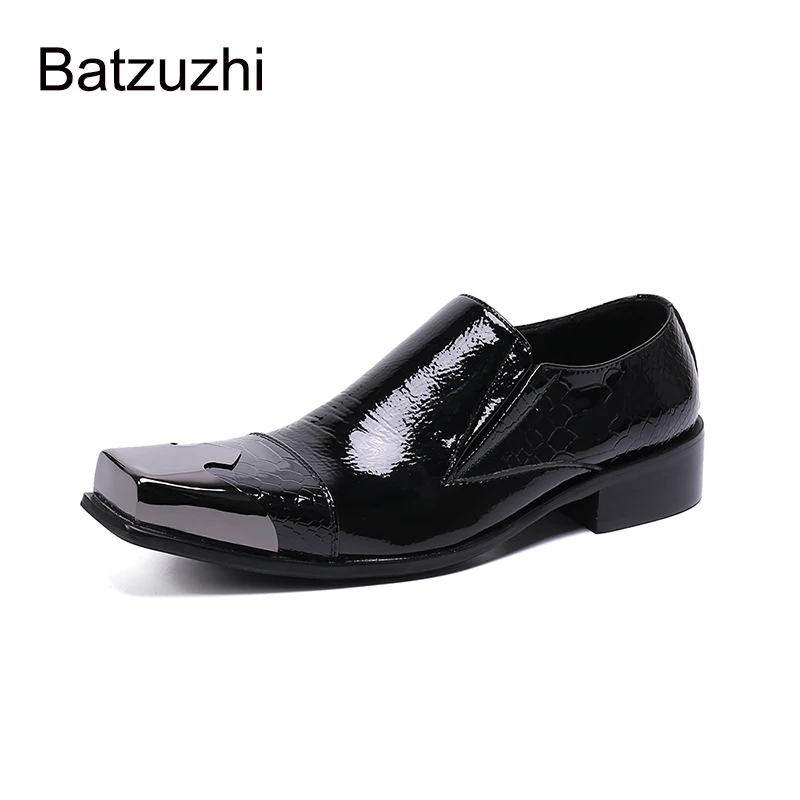 Batzuzhi Italian Style Formal Men Dress Shoes Leather Metal Toe Black Business Leather Dress Shoes Men zapatos de hombre, 38-46
Batzuzhi Italian Style Formal Men Dress Shoes Leather Metal Toe Black Business Leather Dress Shoes Men zapatos de hombre, 38-46