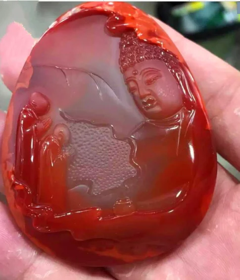 South Red Agate Sugong Carving South Red Pendant One Heart to Buddha Pendant Big Day Rising Star Falling Free Shipping
South Red Agate Sugong Carving South Red Pendant One Heart to Buddha Pendant Big Day Rising Star Falling Free Shipping