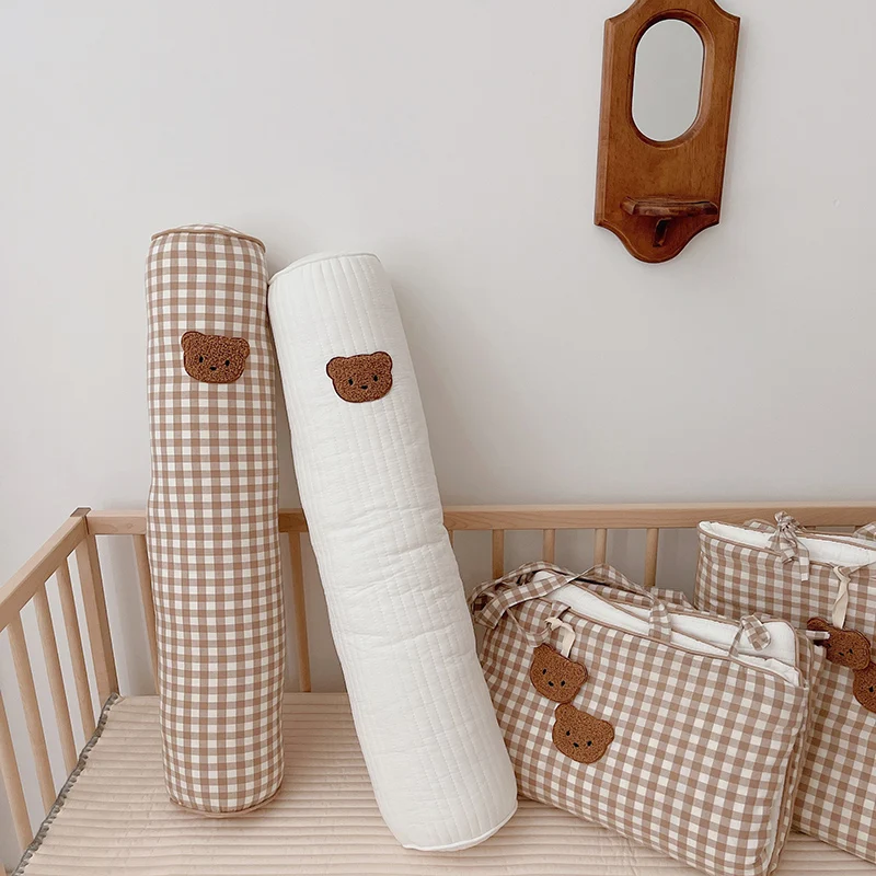 Cylindrical Embroidered Bear Pillow Baby Soft Cushion Child Bed Anti-Kick, Surround Car, Lumbar Pillow, Bedroom Decor, New
Cylindrical Embroidered Bear Pillow Baby Soft Cushion Child Bed Anti-Kick, Surround Car, Lumbar Pillow, Bedroom Decor, New