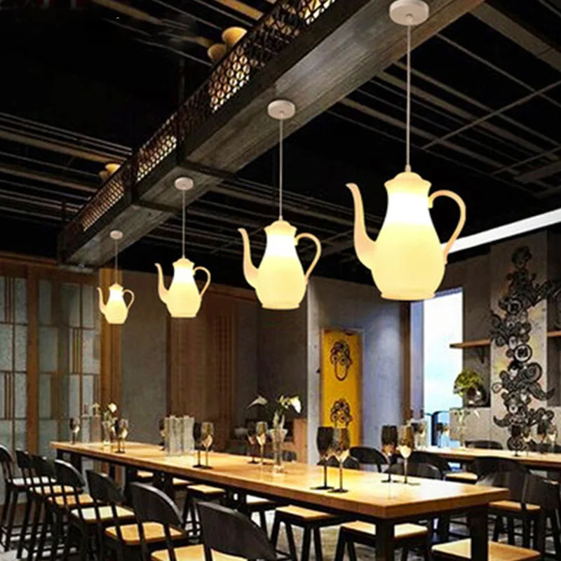 Modern Tea Cup Teapot Hanging Lamp Resin Led Pendant Lights Dining Room Kitchen Home Decor Luminaire Lighting Fixtures
Modern Tea Cup Teapot Hanging Lamp Resin Led Pendant Lights Dining Room Kitchen Home Decor Luminaire Lighting Fixtures