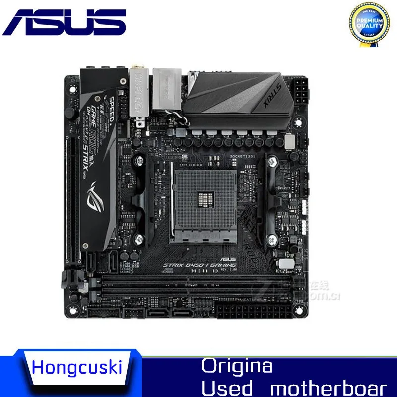 For ASUS ROG STRIX B450-I GAMING B450i Used original motherboard Socket AM4 DDR4 64GB B450 MINI-ITX ITX HTPC Motherboard
For ASUS ROG STRIX B450-I GAMING B450i Used original motherboard Socket AM4 DDR4 64GB B450 MINI-ITX ITX HTPC Motherboard