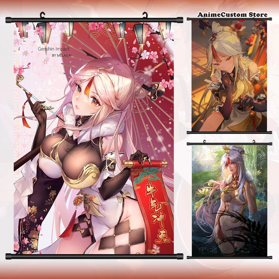 Аниме Ningguang Genshin Impact Persona HD настенный свиток рулонная картина постер подвесной постер Декор HDecoration коллекционное искусство подарок
Аниме Ningguang Genshin Impact Persona HD настенный свиток рулонная картина постер подвесной постер Декор HDecoration коллекционное искусство подарок