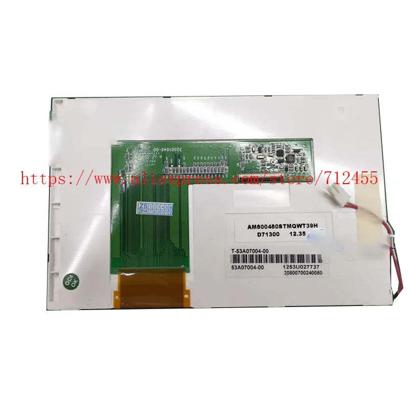 New A+ 7.0inch AM800480STMQWT39H T-53A07004-00 32001049-00 Lcd Screen Display
New A+ 7.0inch AM800480STMQWT39H T-53A07004-00 32001049-00 Lcd Screen Display