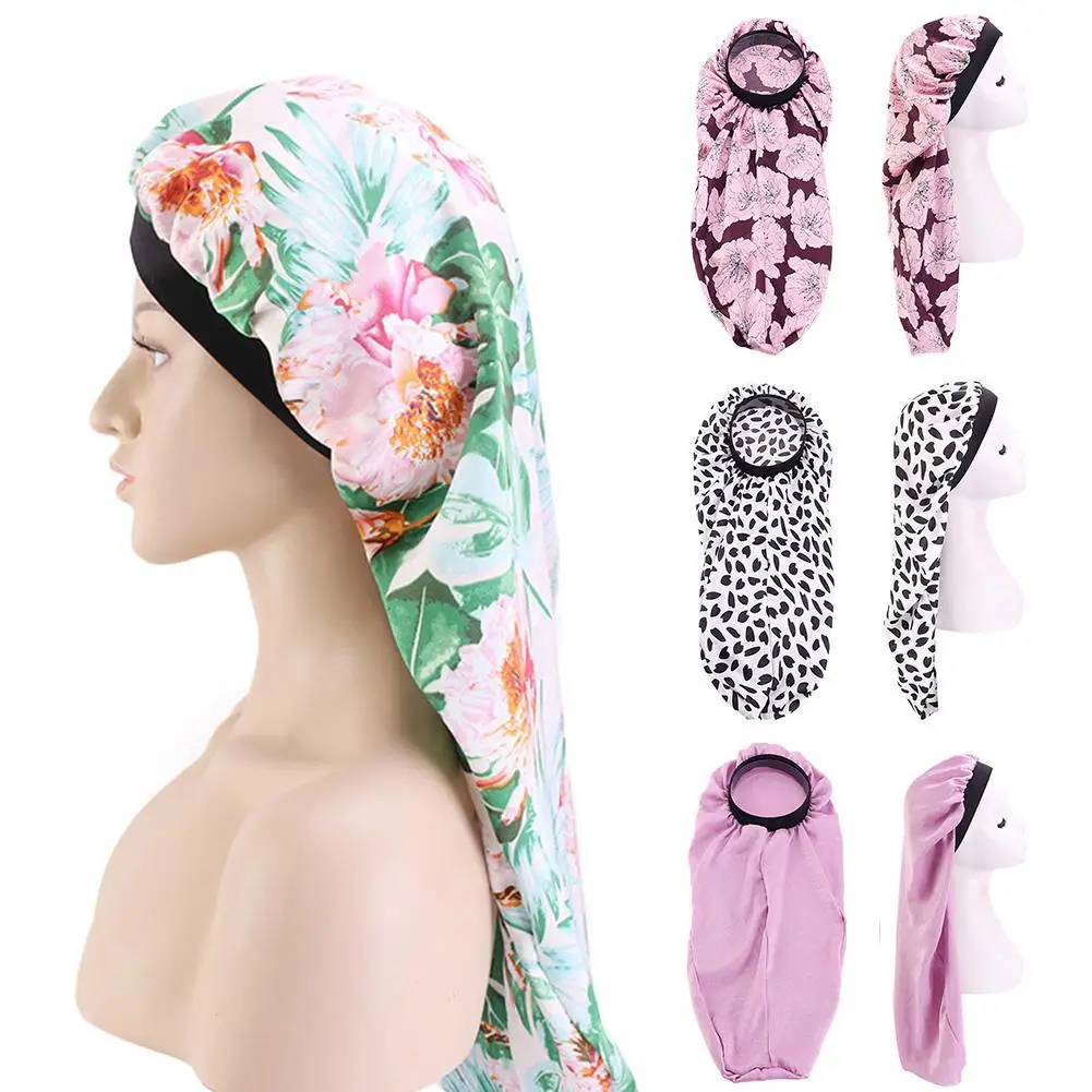 Women Floral Satin Long Tail Bonnet Night Sleeping Cap Head Cover Hair Care Hat Hair care tools кепка
Women Floral Satin Long Tail Bonnet Night Sleeping Cap Head Cover Hair Care Hat Hair care tools кепка