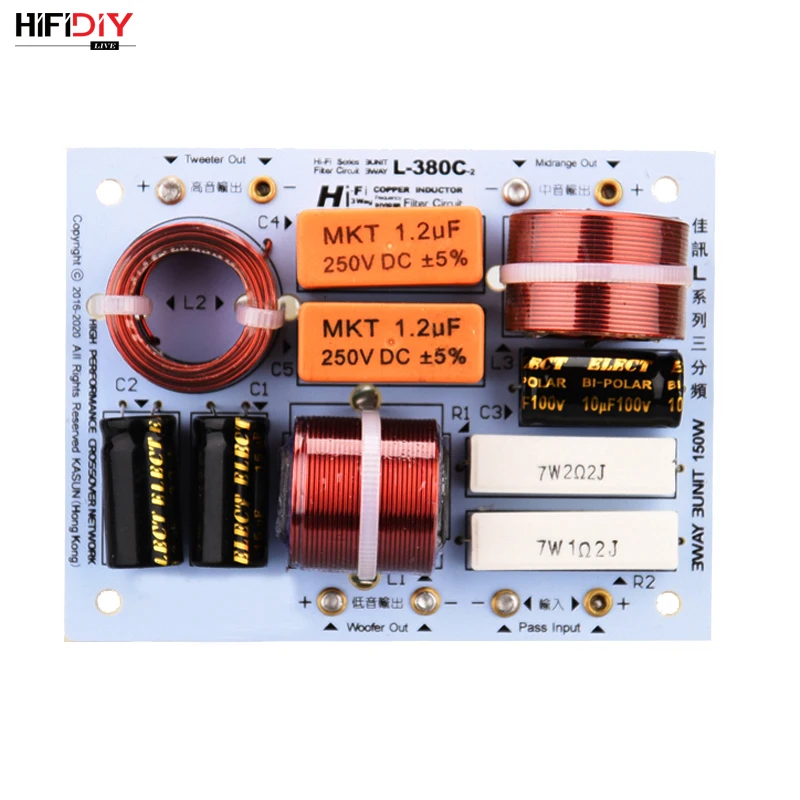 3-полосный динамик HIFIDIY LIVE L-380C (высокочастотный + Средний + бас) HiFi Home speaker s audio кроссовер с делителем частоты фильтры
3-полосный динамик HIFIDIY LIVE L-380C (высокочастотный + Средний + бас) HiFi Home speaker s audio кроссовер с делителем частоты фильтры