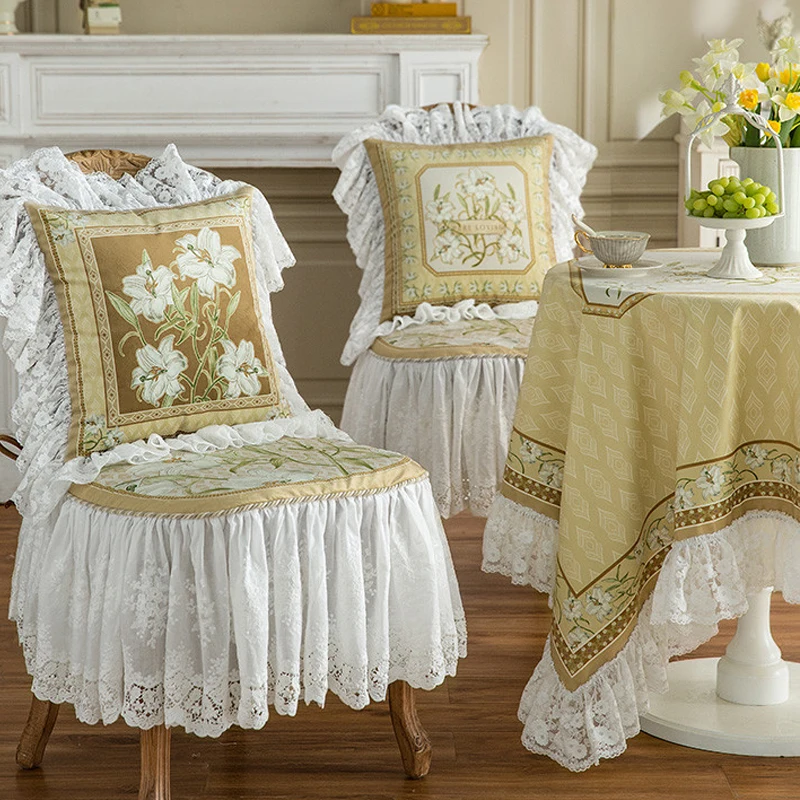 Yellow French Chair Cover Retro Light Luxury Dining Table Chair Cover Custom Stool Chair Cushion Chair Cover Lazy Wind
Yellow French Chair Cover Retro Light Luxury Dining Table Chair Cover Custom Stool Chair Cushion Chair Cover Lazy Wind