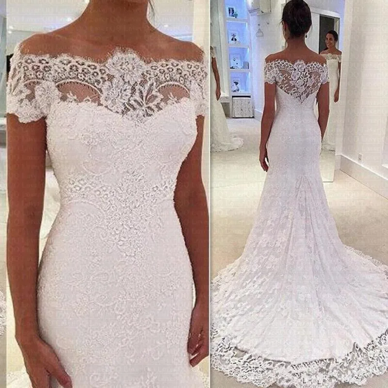 Vestido De Noiva 2021 Lace Mermaid Wedding Dresses Sheer Back Off Shoulder Bridal Gowns Long Sleeve White Party Dress
Vestido De Noiva 2021 Lace Mermaid Wedding Dresses Sheer Back Off Shoulder Bridal Gowns Long Sleeve White Party Dress