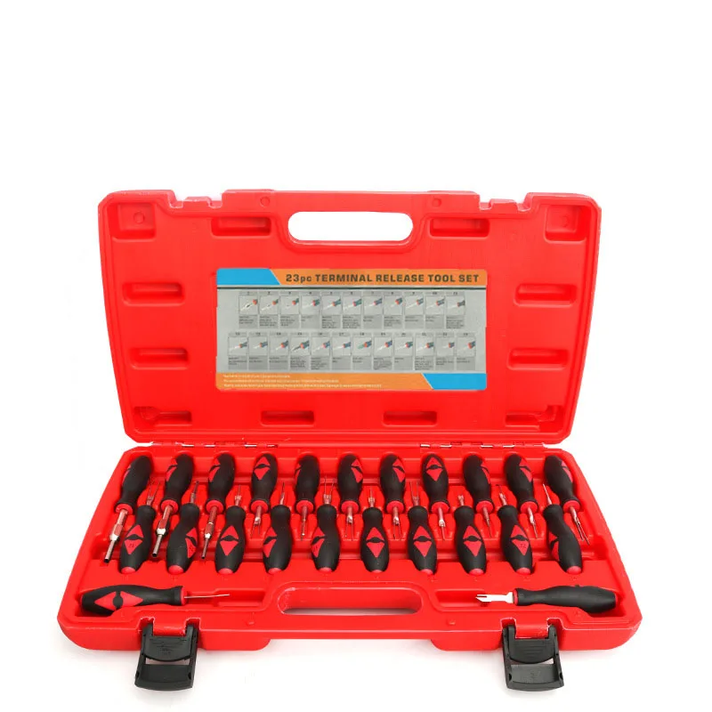 23pcs Car Universal Terminal Release Removal Tool Set Automotive Wiring Connector Crimp Pin Extractor For BMW Ford VW
23pcs Car Universal Terminal Release Removal Tool Set Automotive Wiring Connector Crimp Pin Extractor For BMW Ford VW