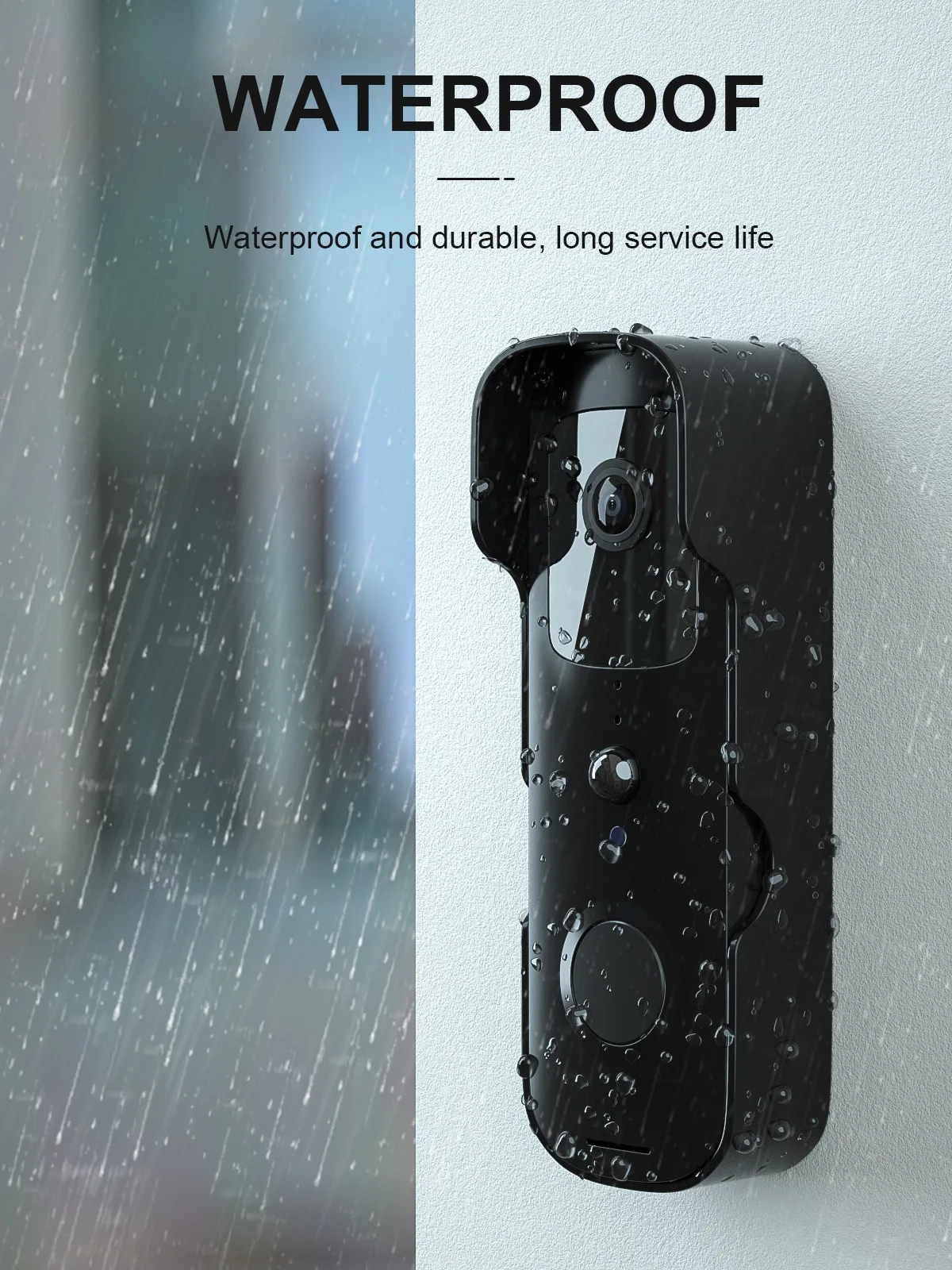 1080P Outdoor Waterproof Video Doorbell Wifi Smart Home Tuya App Phone Call Audio Intercom Wireless Door Bell Camera
1080P Outdoor Waterproof Video Doorbell Wifi Smart Home Tuya App Phone Call Audio Intercom Wireless Door Bell Camera