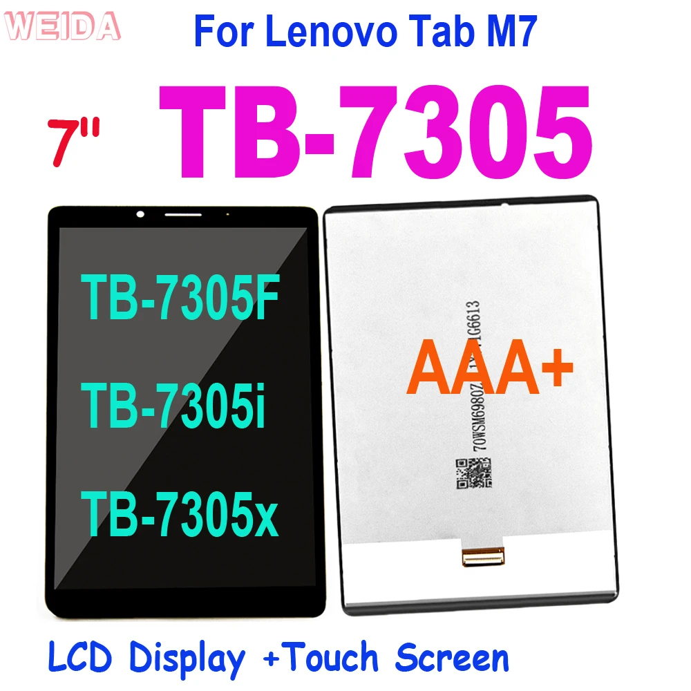 AAA+ 7" LCD For Lenovo Tab M7 TB-7305 TB-7305F TB-7305i TB-7305x 3G 4G WIFI LCD Display Touch Screen Digitizer Assembly
AAA+ 7" LCD For Lenovo Tab M7 TB-7305 TB-7305F TB-7305i TB-7305x 3G 4G WIFI LCD Display Touch Screen Digitizer Assembly