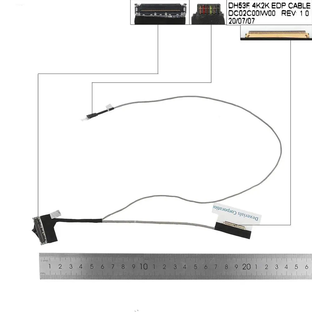 New LCD LED Video Flex Cable For Acer Nitro5 AN515-41-42 AN515-54 ph315-51 n17c1 40pin PN:DC02C00IW00
New LCD LED Video Flex Cable For Acer Nitro5 AN515-41-42 AN515-54 ph315-51 n17c1 40pin PN:DC02C00IW00