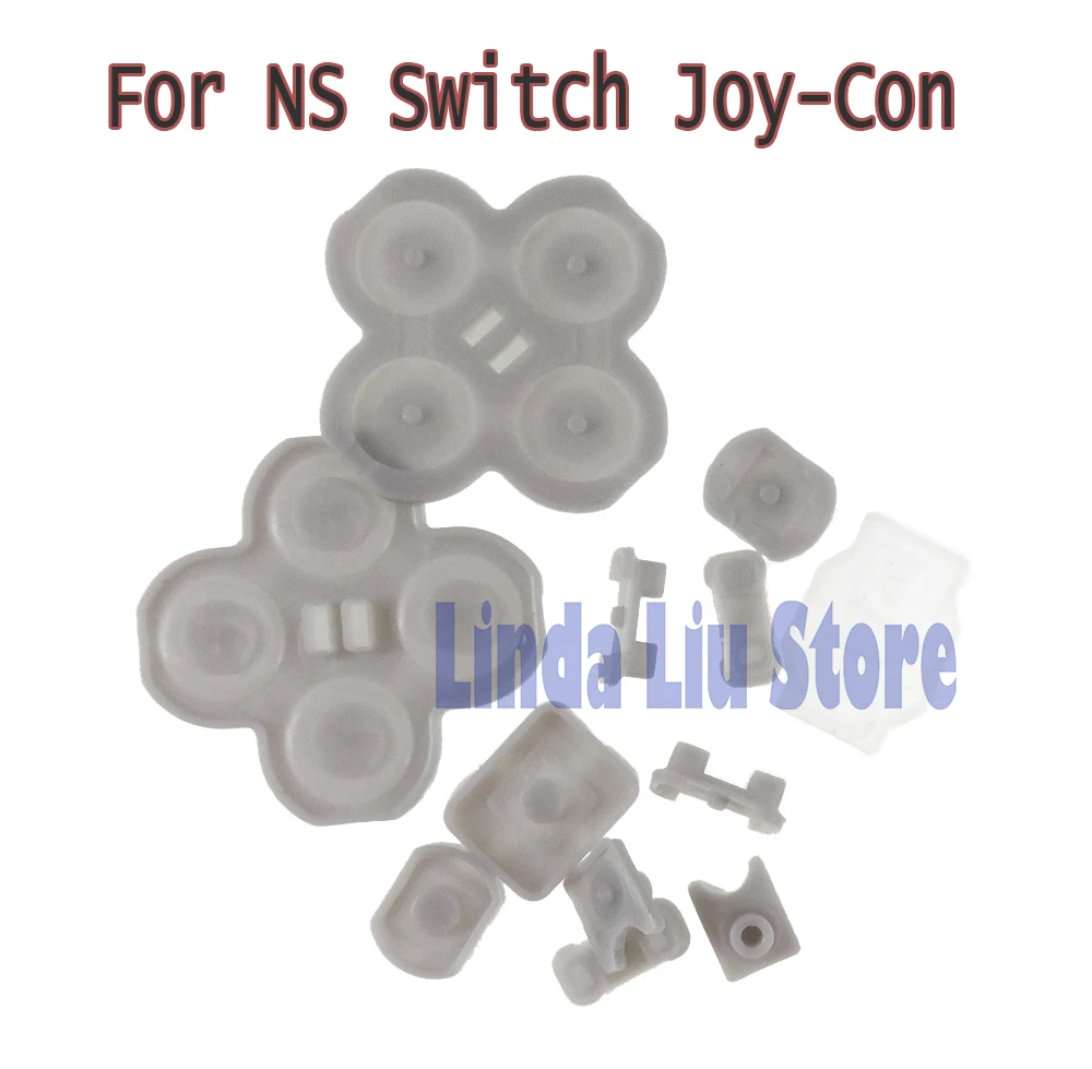 20sets/lot Conductive rubber D-Pad Replacement Buttons Full set for NS Switch Left Right Rubber Pad Repair Parts
20sets/lot Conductive rubber D-Pad Replacement Buttons Full set for NS Switch Left Right Rubber Pad Repair Parts