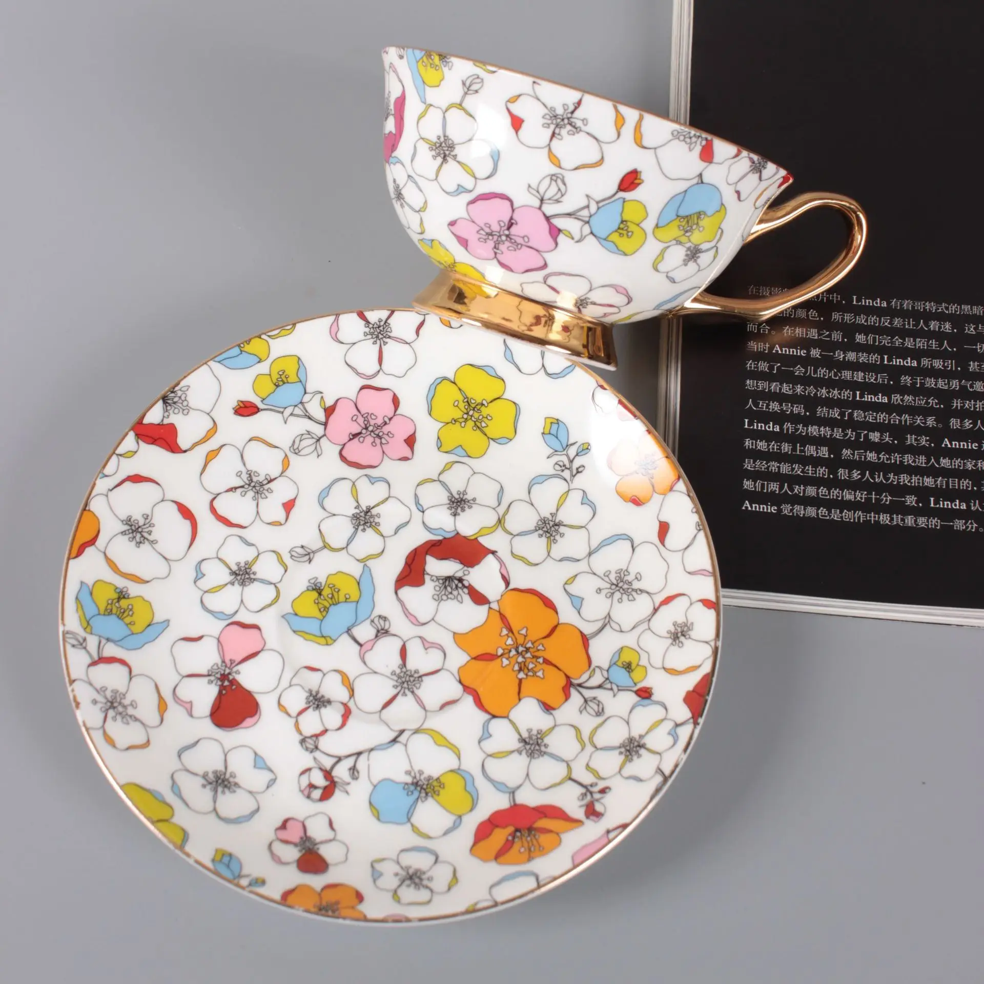 Ceramic European coffee cup dish small fresh water cup tea cup British afternoon tea high bone china ceramic cup gift
Ceramic European coffee cup dish small fresh water cup tea cup British afternoon tea high bone china ceramic cup gift