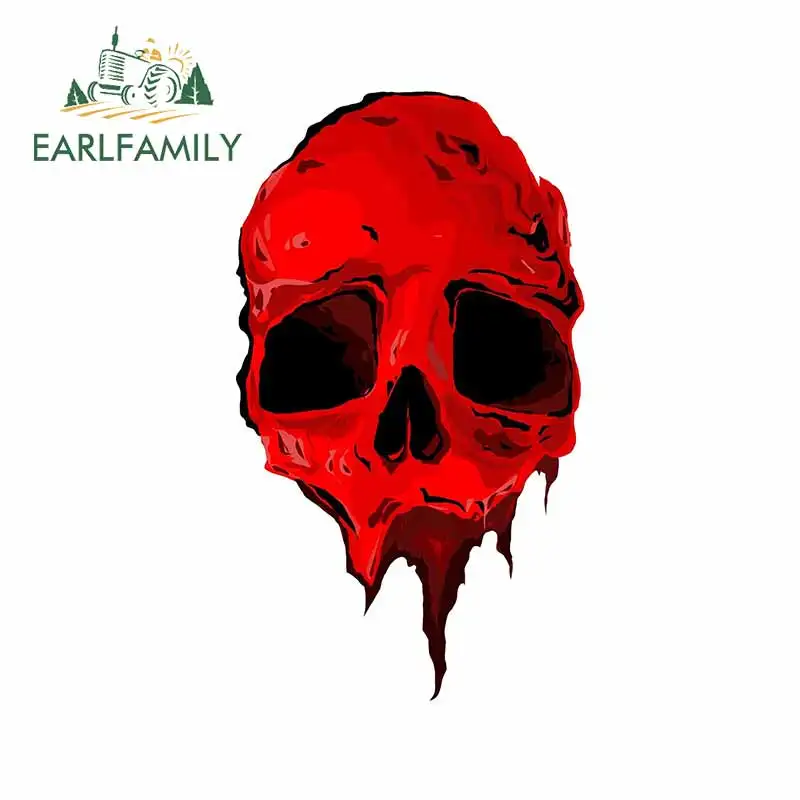 EARLFAMILY 13cm x 7.6cm For Slime Skull Car Door Stickers Sunscreen Decal Custom Printing Occlusion Scratch Laptop Accessories 
EARLFAMILY 13cm x 7.6cm For Slime Skull Car Door Stickers Sunscreen Decal Custom Printing Occlusion Scratch Laptop Accessories