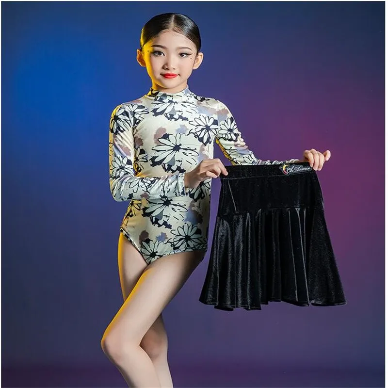 2021 New Autumn And Winter Printing Children's Latin Dance Costumes Performance Dress Girls Practice Clothes Latin Skirt Suits
2021 New Autumn And Winter Printing Children's Latin Dance Costumes Performance Dress Girls Practice Clothes Latin Skirt Suits