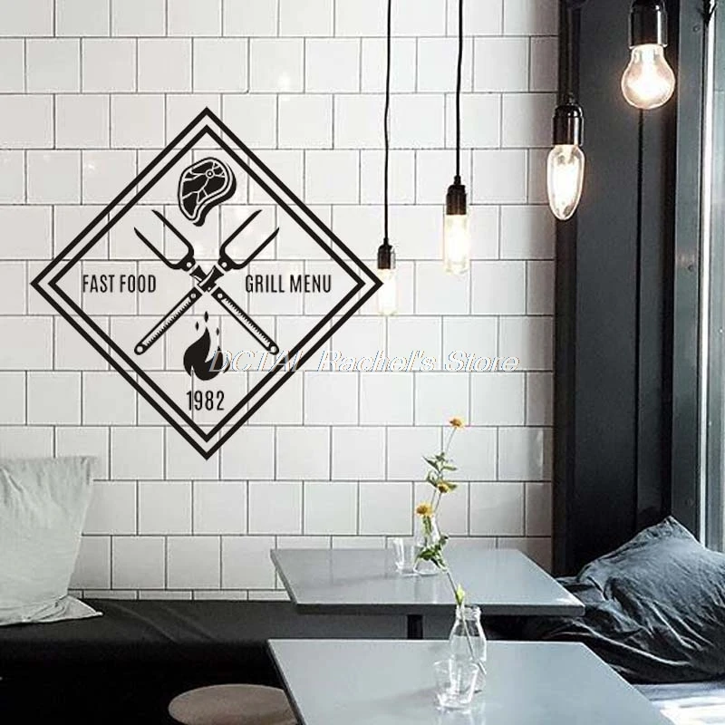 Fast Food Grill Restaurant Decor Vinyl Wall Decal Kitchen Dining Room Sticker Bar Drink Art Sticker Customized Year
Fast Food Grill Restaurant Decor Vinyl Wall Decal Kitchen Dining Room Sticker Bar Drink Art Sticker Customized Year