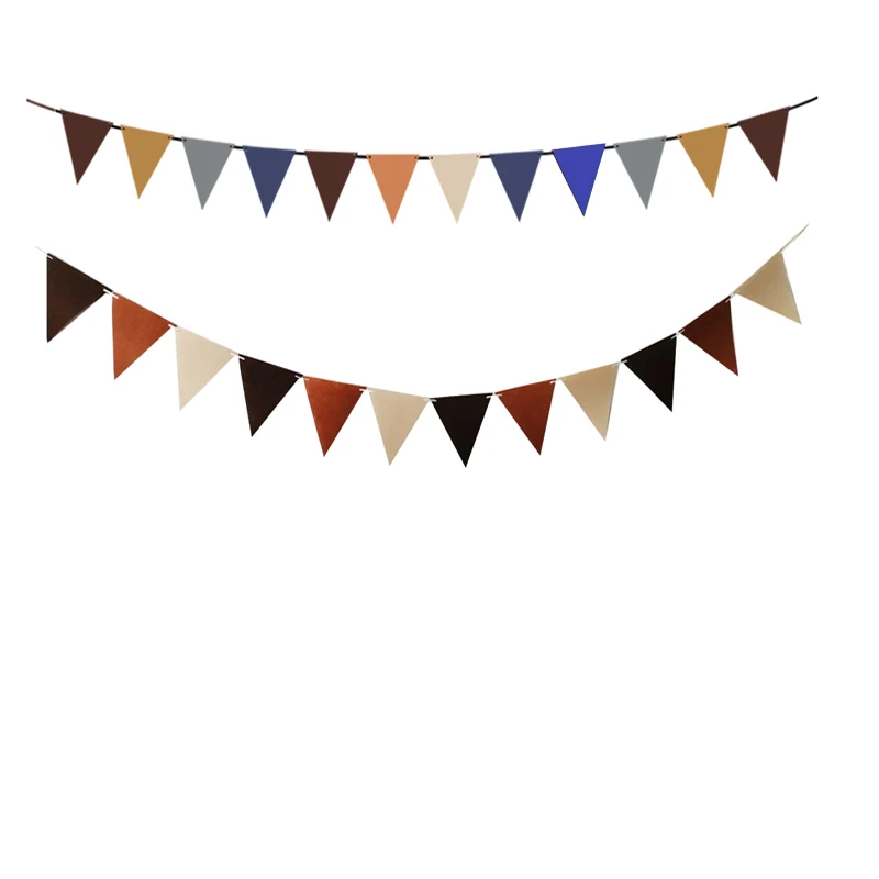 4M 12 Pcs Pennant Wedding Supplies Brown Non Woven Fabric Child's Room Party String Banner Deco Decoration Flags Baby Shower
4M 12 Pcs Pennant Wedding Supplies Brown Non Woven Fabric Child's Room Party String Banner Deco Decoration Flags Baby Shower