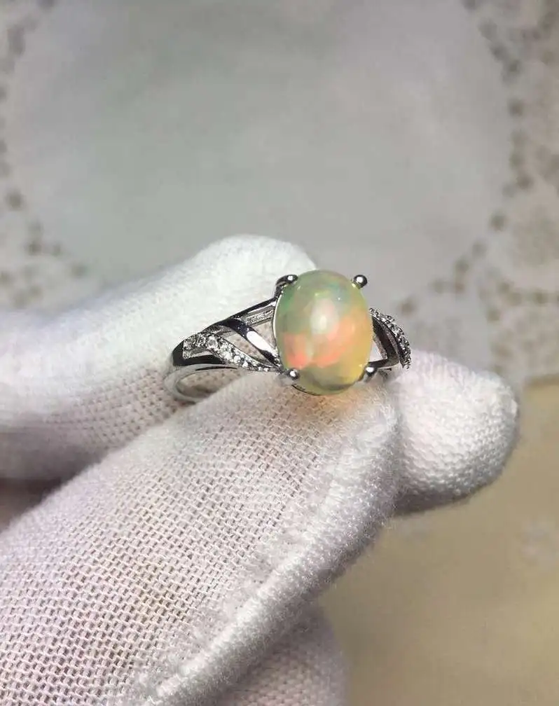 100% Natural Real Opal Rings 925 Sterling Silver Engagement Ring Fine Jewelry Elegant Design
100% Natural Real Opal Rings 925 Sterling Silver Engagement Ring Fine Jewelry Elegant Design