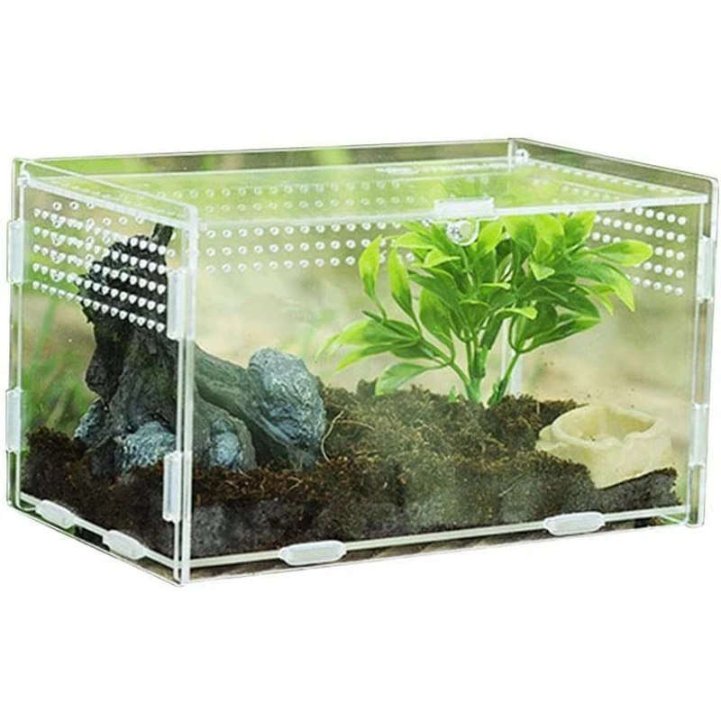 Reptile Breeding Box Acrylic Transparent Spider Lizard Scorpion Enti's Acrylic Assembled Insect Breathable Terrarium
Reptile Breeding Box Acrylic Transparent Spider Lizard Scorpion Enti's Acrylic Assembled Insect Breathable Terrarium