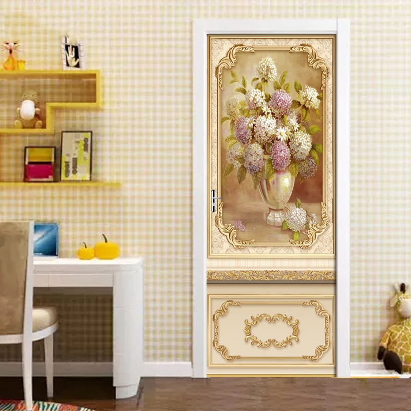 3D Beautiful Golden Flowers Door Sticker For Living Room Bedroom DIY PVC Self Adhesive Wallpaper Waterproof Mural Decals Poster
3D Beautiful Golden Flowers Door Sticker For Living Room Bedroom DIY PVC Self Adhesive Wallpaper Waterproof Mural Decals Poster