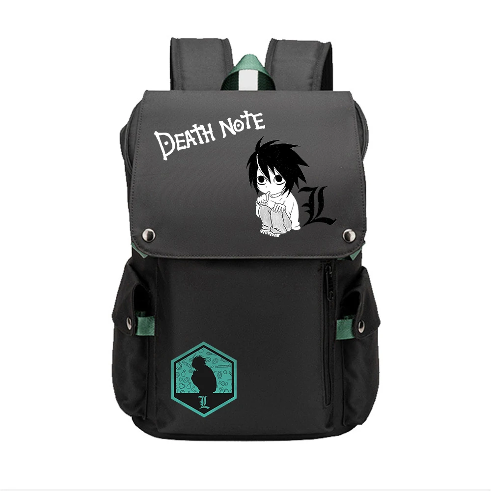 DEATH NOTE L Killer Print Школьные сумки Большая сумка для книг Oxfrod Женский дорожный рюкзак Death Ryuuku Мужской рюкзак для ноутбука
DEATH NOTE L Killer Print Школьные сумки Большая сумка для книг Oxfrod Женский дорожный рюкзак Death Ryuuku Мужской рюкзак для ноутбука
