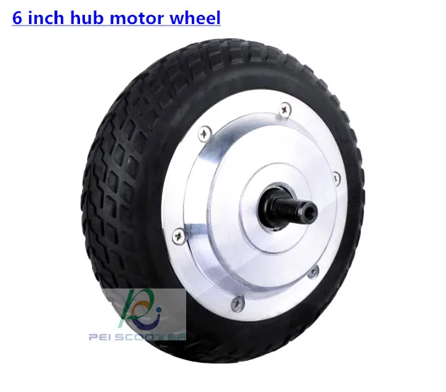 6 inch tyre double axle brushless electric scooter dc wheel hub motor BLDC phub-06m
6 inch tyre double axle brushless electric scooter dc wheel hub motor BLDC phub-06m