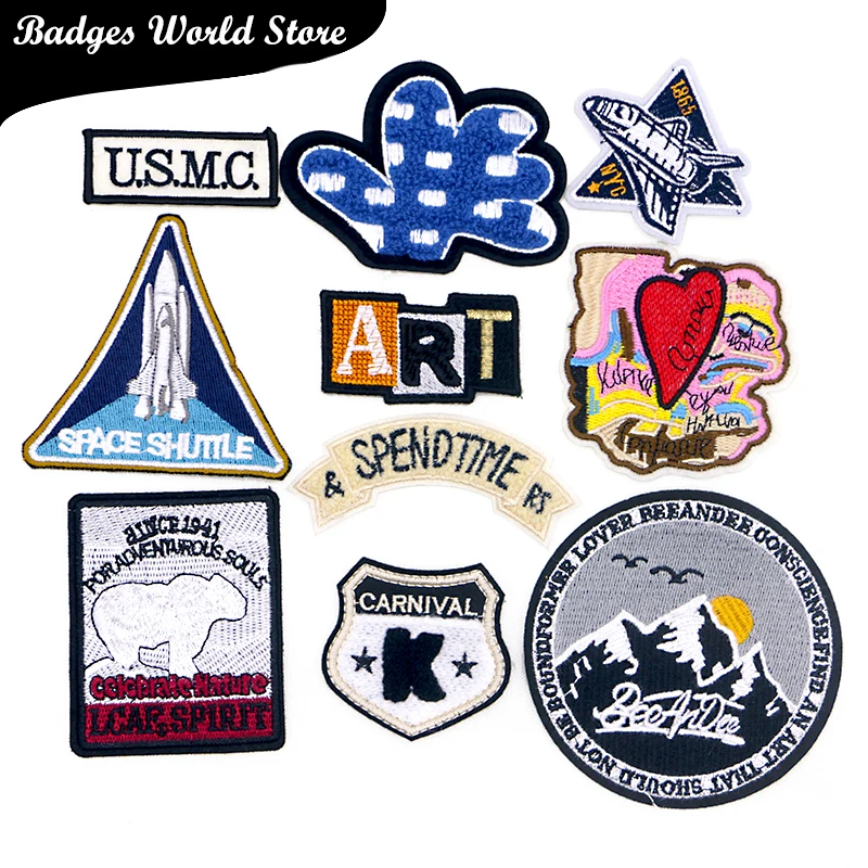 High-end Spacecraft Heart-shaped Sun Chenille Icon Embroidery Applique Patches For Clothing DIY Iron on Badges on the Backpack
High-end Spacecraft Heart-shaped Sun Chenille Icon Embroidery Applique Patches For Clothing DIY Iron on Badges on the Backpack