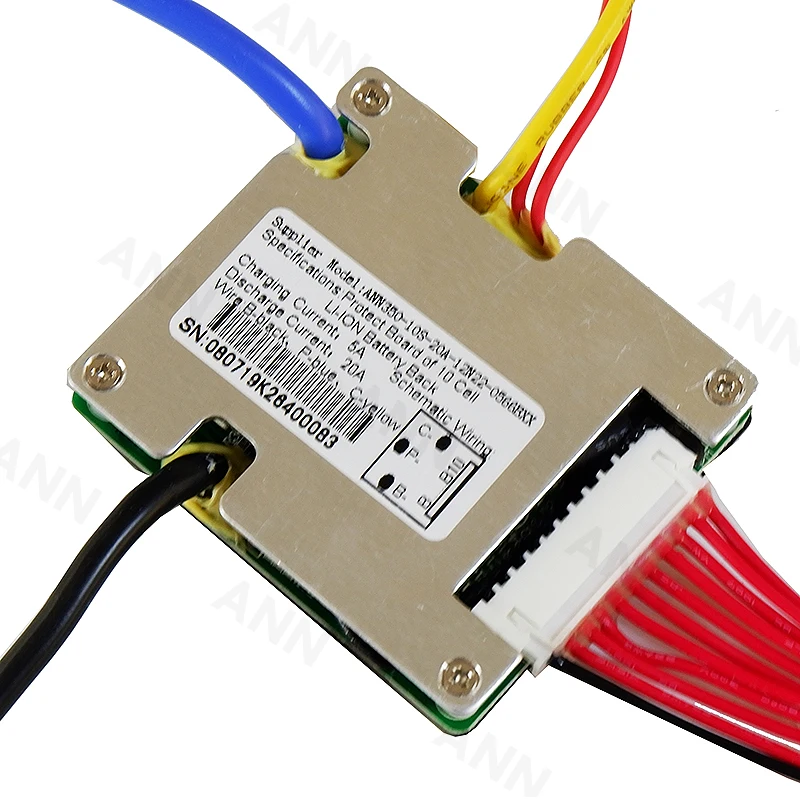 36V Li-ion battery BMS 10S 36V 20A BMS For 36V lithium ion battery pack With balanced function and ON/OFF switch.
36V Li-ion battery BMS 10S 36V 20A BMS For 36V lithium ion battery pack With balanced function and ON/OFF switch.